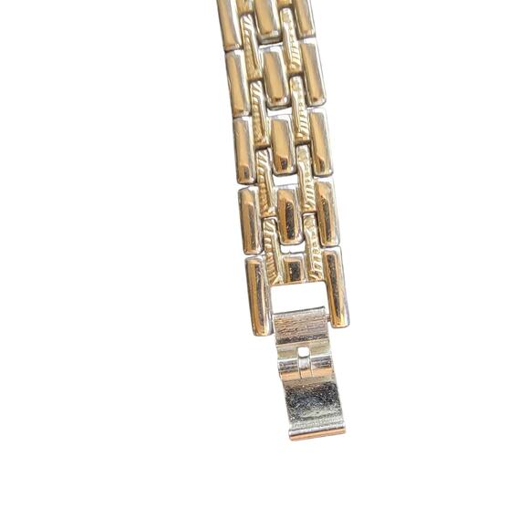 Vintage Rumours Watch Gold Face Retro Quartz Bracelet Dainty Small Gift Her - Picture 7 of 9